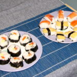 Sushi variado casero: maki y nigiri